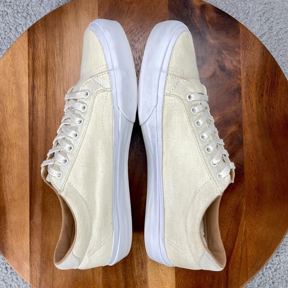 Vans Court Mens Size 8.5 Sneakers Shoes Canvas Marshmallow Ultra Cush - Picture 6 of 9